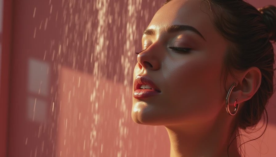 Visual context for aromatherapy shower tablets