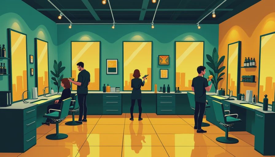 Illustration for brush hot brush