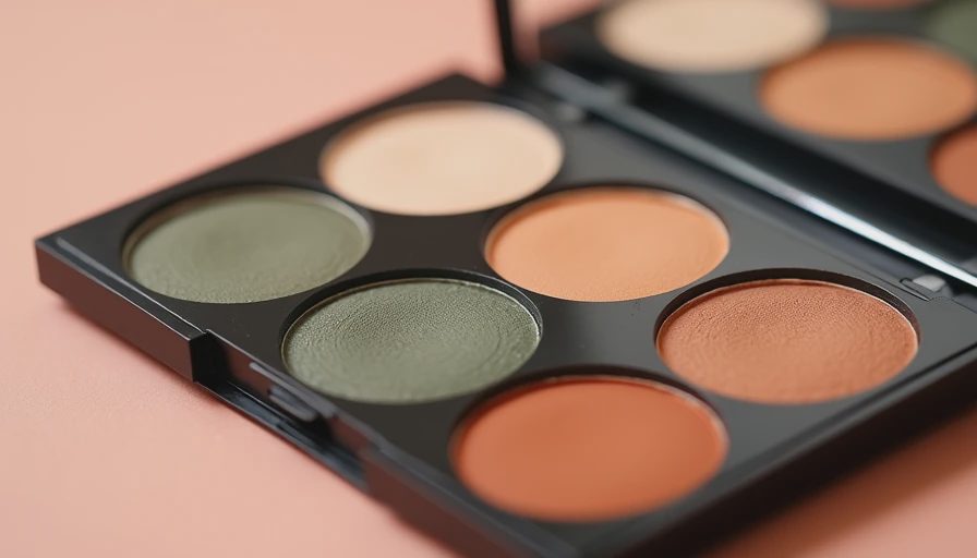 Visual context for affordable eye palette
