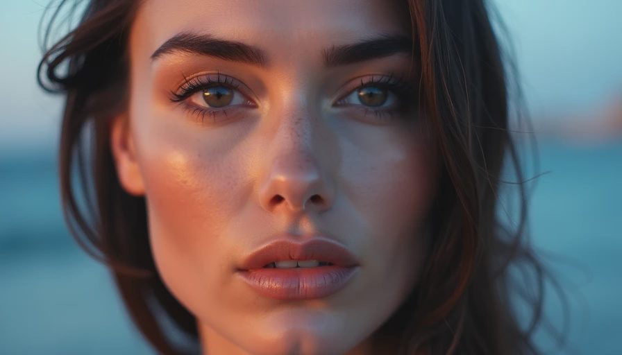 Visual context for almond hooded eyes