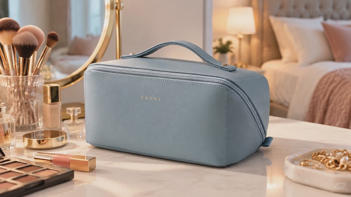 The Travel Makeup Bag That Finally Stopped Me From Digging Through a Mess on Work Trips