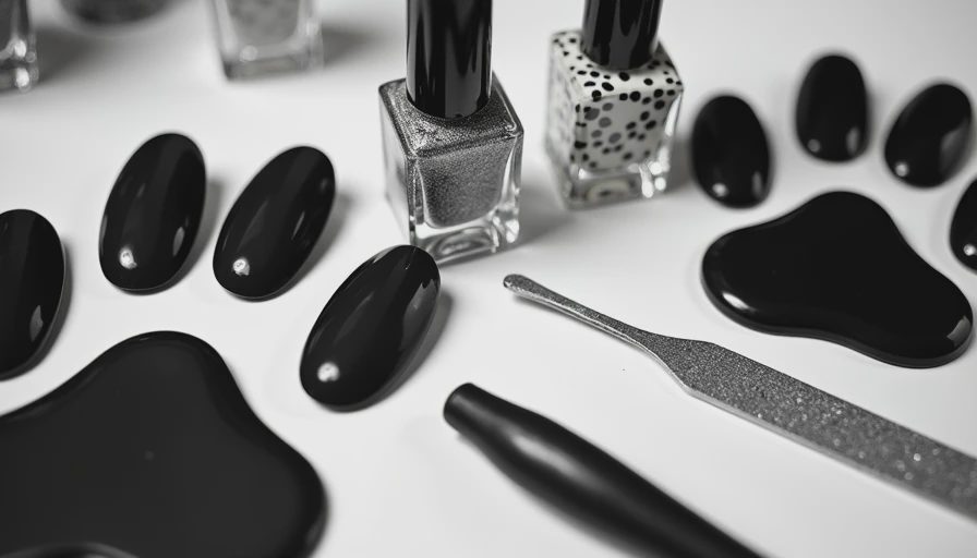 Illustration for animal print nail art