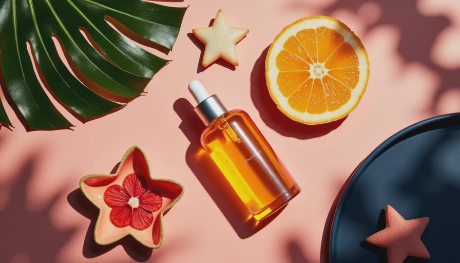 Illustration for amika superfruit star oil