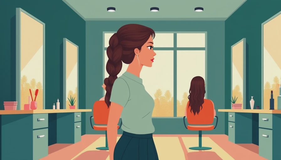 Illustration for braided half